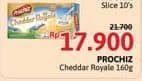 Promo Harga Prochiz Cheddar Royale 160 gr - Alfamidi