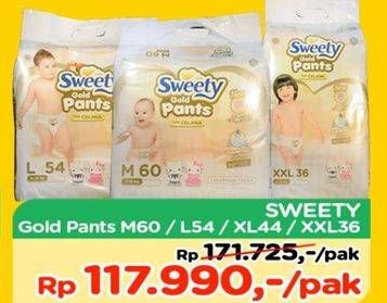 Promo Harga Sweety Gold Pants M60, L54, XL44, XXL36  - TIP TOP