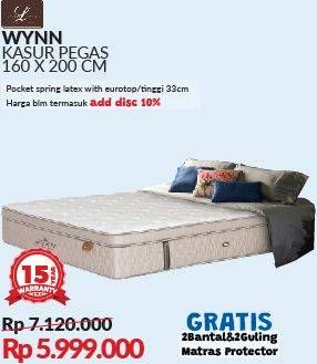 Promo Harga COURTS Wynn Queen Mattress 160x200cm  - Courts