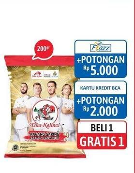 Promo Harga DUA KELINCI Kacang 200 gr - Alfamidi