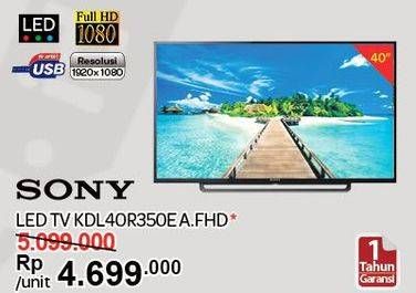 Promo Harga SONY KDL40R350E | LED TV 40 inch  - Carrefour