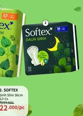 Promo Harga Softex Daun Sirih 36cm 12 pcs - Guardian