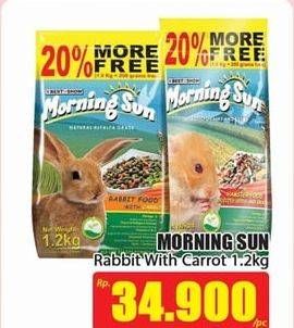 Promo Harga MORNING SUN Makanan Kelinci Rabbit Food With Carrots 1000 gr - Hari Hari