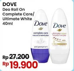 Promo Harga Dove Deo Roll On Complete Care, Ultimate Repair 40 ml - Indomaret