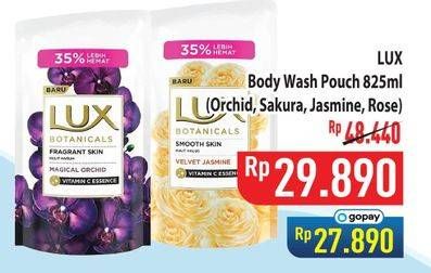 Promo Harga LUX Botanicals Body Wash Magical Orchid, Sakura Bloom, Velvet Jasmine, Soft Rose 850 ml - Hypermart