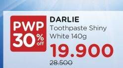 Promo Harga DARLIE Toothpaste All Shiny White All Variants 140 gr - Watsons