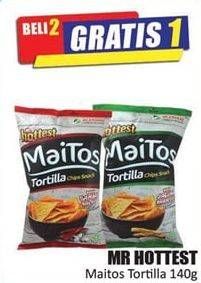Promo Harga MR HOTTEST Maitos Tortilla Chips 140 gr - Hari Hari