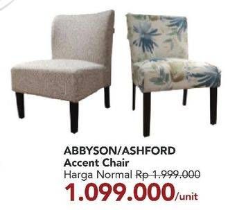 Promo Harga Transliving Abbyson/Ashford Accent Chair  - Carrefour
