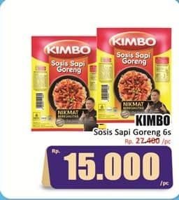 Promo Harga Kimbo Sosis Sapi Goreng 186 gr - Hari Hari