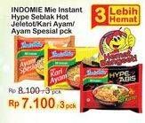 Promo Harga Indomie Mie Instant Hype Abis Seblak Jeletot Hot/ Kari Ayam/ Ayam Spesial  - Indomaret