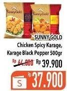 Promo Harga SUNNY GOLD Chicken Karaage Spicy, Black Pepper 500 gr - Hypermart