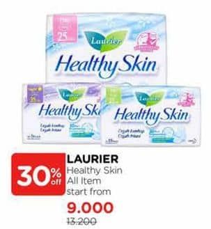 Promo Harga Laurier Healthy Skin Day Wing 22cm 9 pcs - Watsons