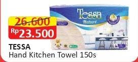 Promo Harga Tessa Nature Kitchen Towel Fold 150 sheet - Alfamart