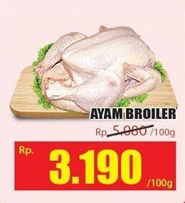 Promo Harga Ayam Broiler per 100 gr - Hari Hari