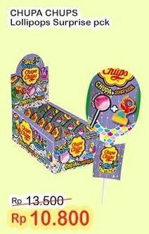 Promo Harga Chupa Chups Lollipop Candy Surprise 12 gr - Indomaret
