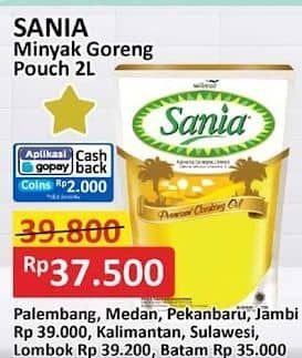 Promo Harga Sania Minyak Goreng 2000 ml - Alfamart