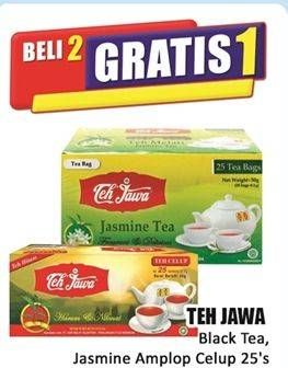 Promo Harga Teh Jawa Teh Celup Black Tea, Jasmine Tea Dengan Amplop per 25 pcs 2 gr - Hari Hari