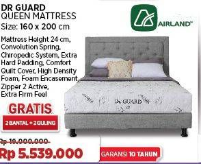 Promo Harga Airland Dr Guard Mattress Queen 160x200  - COURTS