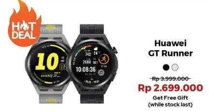 Promo Harga Huawei GT Runner Abu, Hitam 1 pcs - Erafone