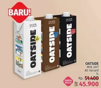 Promo Harga OATSIDE UHT Milk All Variants 1000 ml - LotteMart