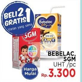 Promo Harga BEBELAC GO Susu Cair  - LotteMart