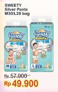 Promo Harga Sweety Silver Pants M30, L28  - Indomaret