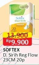 Promo Harga Softex Daun Sirih NonWing 23cm 20 pcs - Alfamart