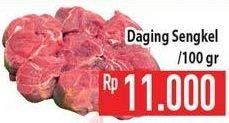 Promo Harga Daging Sengkel (Shankle) per 100 gr - Hypermart