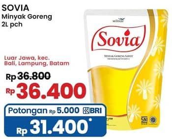 Promo Harga Sovia Minyak Goreng 2000 ml - Indomaret