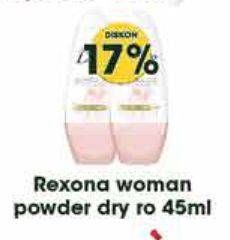 Promo Harga Rexona Deo Roll On Powder Dry 50 ml - Hypermart