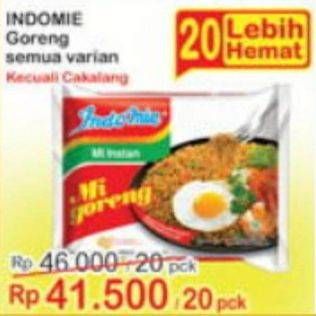 Promo Harga Indomie Mi Goreng Kecuali Cakalang 82 gr - Indomaret