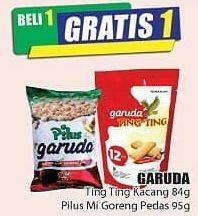 Promo Harga GARUDA Ting Ting Kacang 84 g/Pilus Mie Goreng Pedas 95 g  - Hari Hari