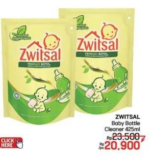 Promo Harga Zwitsal Baby Bottle & Utensils Cleaner 425 ml - LotteMart