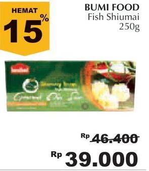 Promo Harga BUMIFOOD Fish Shumai (Siomay) 250 gr - Giant