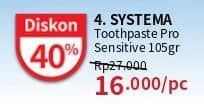 Promo Harga Systema Toothpaste Pro Sensitive 105 gr - Guardian