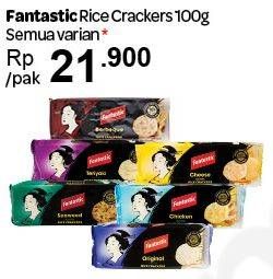 Promo Harga FANTASTIC Rice Crackers All Variants 100 gr - Carrefour