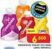 Promo Harga GREENFIELDS Yogurt Squeeze 80 gr - Superindo