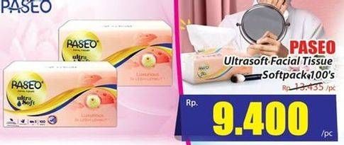 Promo Harga PASEO Facial Tissue Ultra Soft 100 sheet - Hari Hari