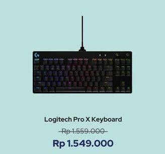 Promo Harga LOGITECH Pro X Keyboard  - iBox
