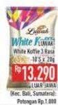 Promo Harga Luwak White Koffie 3 Rasa per 10 sachet 20 gr - Hypermart