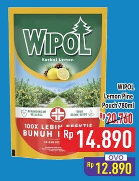 Promo Harga Wipol Karbol Wangi Lemon 780 ml - Hypermart