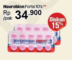 Promo Harga NEUROBION Forte  10 pcs - Carrefour