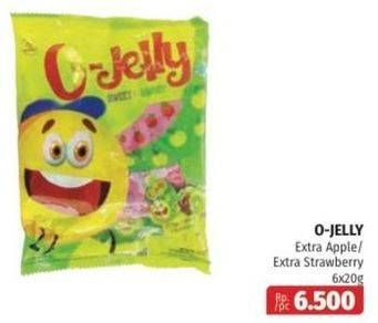 Promo Harga O-JELLY Konyaku Jelly Extract Apple, Extract Strawberry 6 pcs - Lotte Grosir