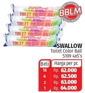 Promo Harga SWALLOW Naphthalene S-109 per 4 pouch 5 pcs - Lotte Grosir