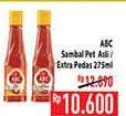 Promo Harga ABC Sambal Asli, Extra Pedas 275 ml - Hypermart