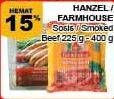 Promo Harga HANZEL/FARMHOUSE Sosis /Smoked Beef  - Giant