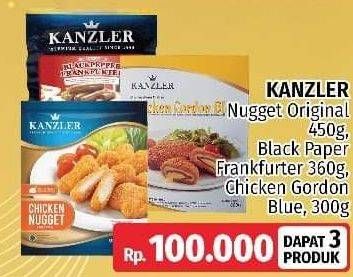 Kanzler Chicken Nugget/Frankfurter/Chicken Gordon Bleu