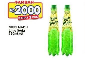 Promo Harga Nipis Madu Lime Soda 330 ml - Indomaret