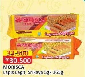 Promo Harga MORISCA Lapis Legit Srikaya 365 gr - Alfamart