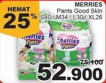 Promo Harga Merries Pants Good Skin S40, M34, L30, XL26  - Giant